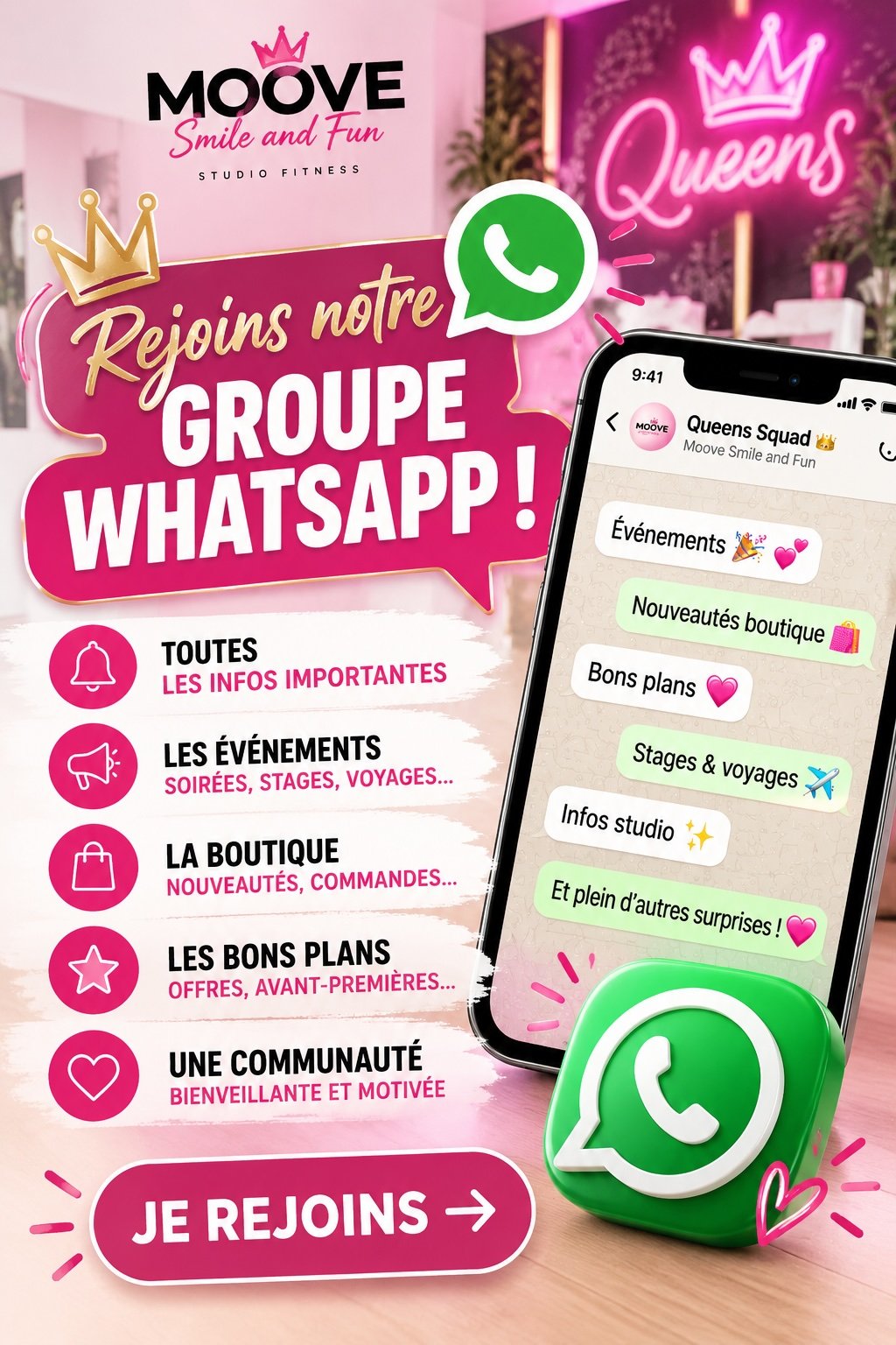 Rejoins notre groupe whatsapp