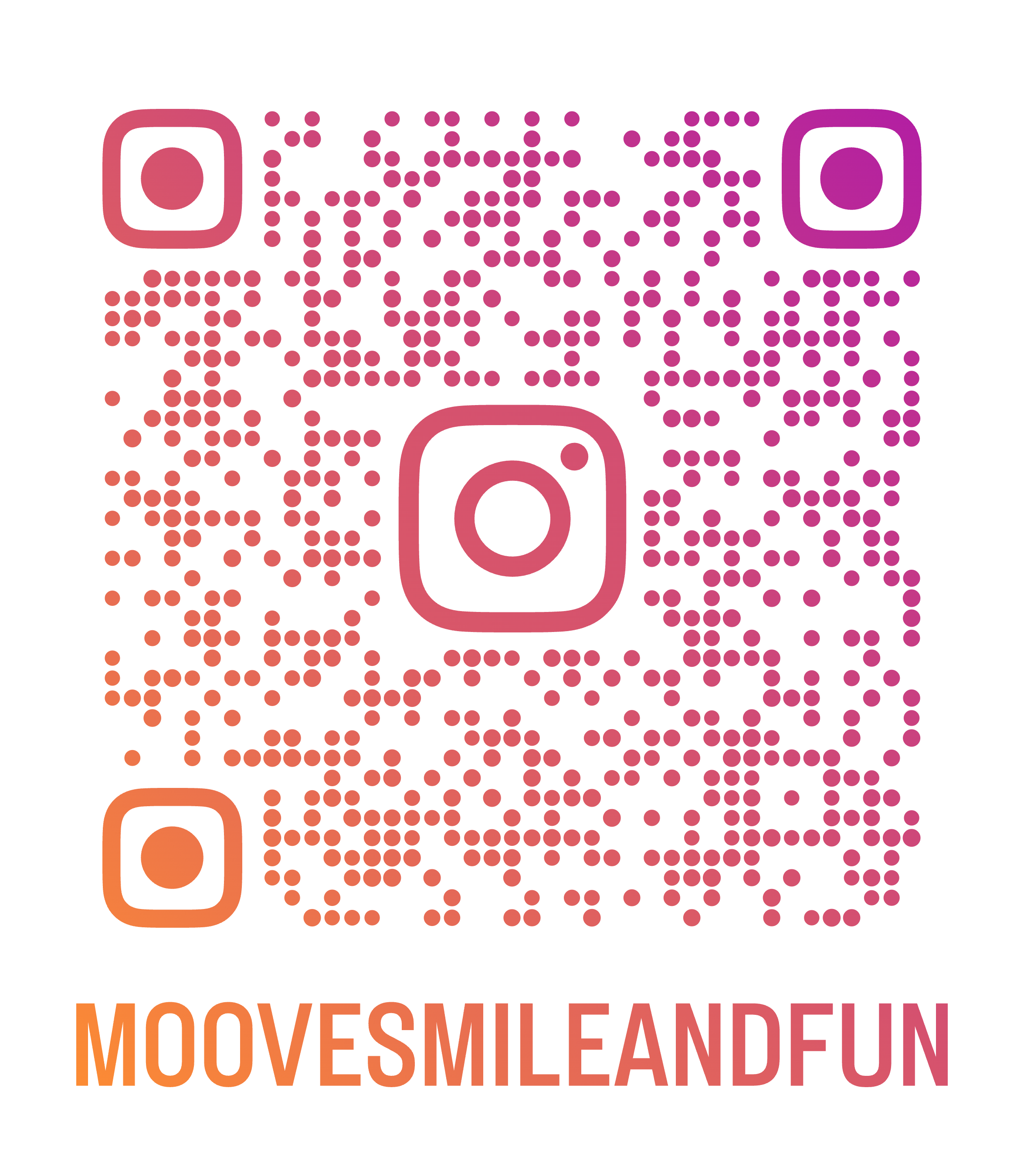Instagram QR Code Moove Smile & Fun